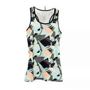 Sweaty Betty Women’s Tank Top Geometric Print Workout Athletic Gym Training S